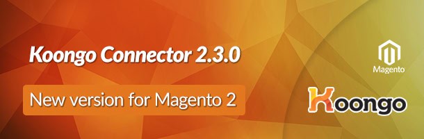 Koongo Connector για το Magento 2 – έκδοση 2.3.0 release