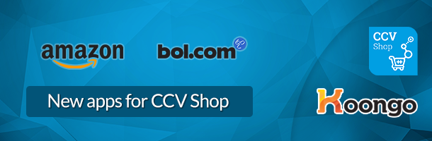 Bol.com και Amazon Apps για το CCV Shop!